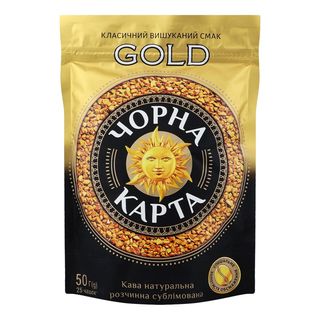 Кава Чорна Карта Gold Розчинна 50Г