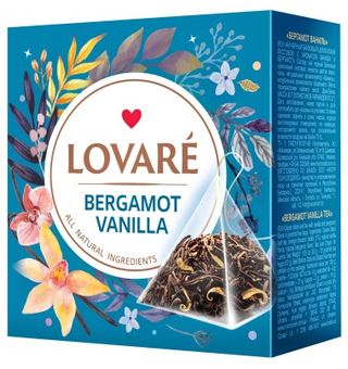 Lováre Té negro vainilla-Bergamota, 15x2g