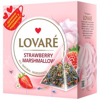 Lovare Fresa Marshmallow Green Tea, 15x2g