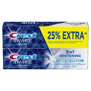 Dentifrices blancheur 3D fresh 2x75ml - CREST