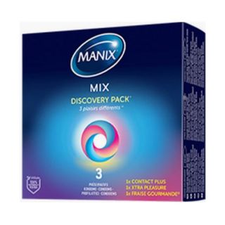 Manix Mix Discovery Pack Préservatifs 3 Unités