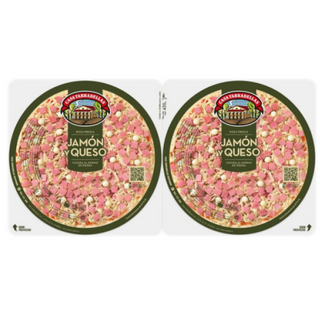 Casa Tarradellas Pizza Con Jamón Y Queso 2x220g