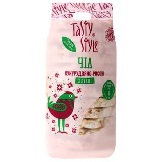 Хлібці Tasty Style Чіа Кукурудзяно-Рисові 100Г