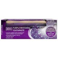 Xoc Purple Whitening & Polishing Toothpaste With Toothbrush
