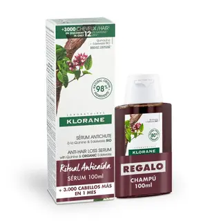 Serum Anticaida y Champu - Klorane - Serum anticaida 100 ml + Champu 100 ml 6XS16450