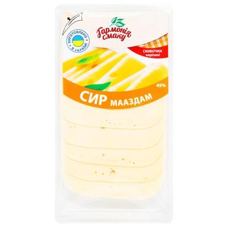 Сир Гармонія Смаку Маасдам 45% 130Г