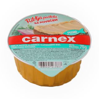 Riblja Pašteta Sa Povrćem 75 G Carnex (185)