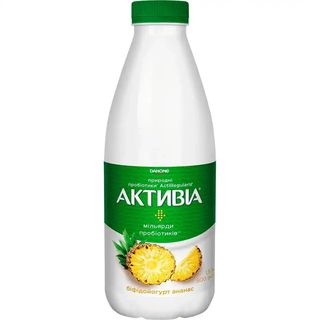 Біфідойогурт 0,8 кг Активіа Ананас 1,5% п/бут
