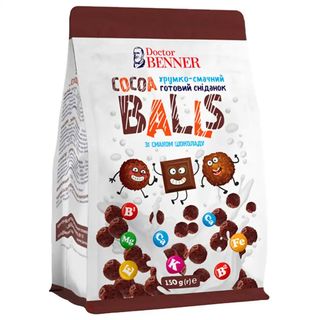 Готовий сніданок Doctor Benner Кульки з какао 150 г