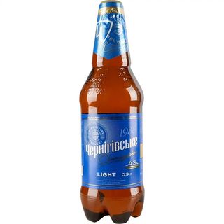 Пиво 0,9 л Чернігівське LIGHT світле ПЕТ