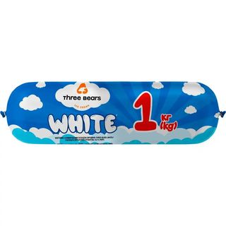 Морозиво Три Ведмеді White ваніль-вершки 1кг