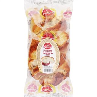 Плетенка 300 г Одеський Хлібозавод №4 з сирною начинкою 