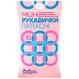Рукавички латексні міцні Добра Господарочка розмір XL жовті
