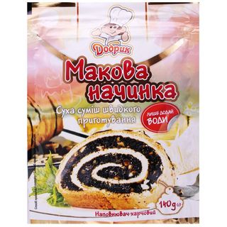 Макова начинка Добрик Суміш швидкого приготування 140г