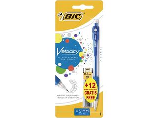 Lapiseira Velocity 0.5mm com 12 Minas Bic