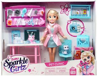 Sparkle girlz veterinar set s lutkom ,6668069