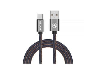 Cablu Usb Type-C Tellur Tll155381, 1M, Denim, Albastru