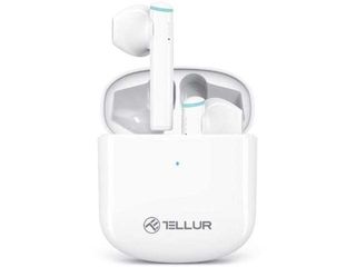 Casti Bluetooth Tellur Aura True Wireless App Alb