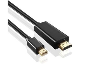 Black HDMI-Mini DP Cable, 2m