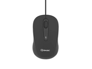 Mouse Cu Fir Tellur Basic, Mini, Negru