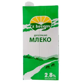 UHT Mlijeko 2,8% m.m. 2 l 'Z Bregov