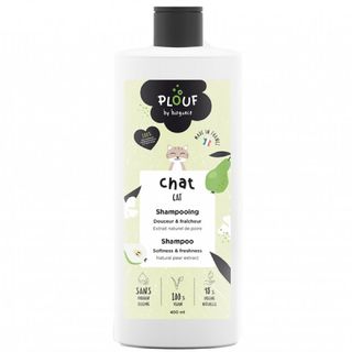 Plouf Shampoing Chat Extrait Naturel Poire 400ml