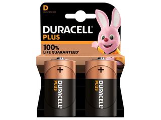 Pilhas Duracell Plus LR20 BL2