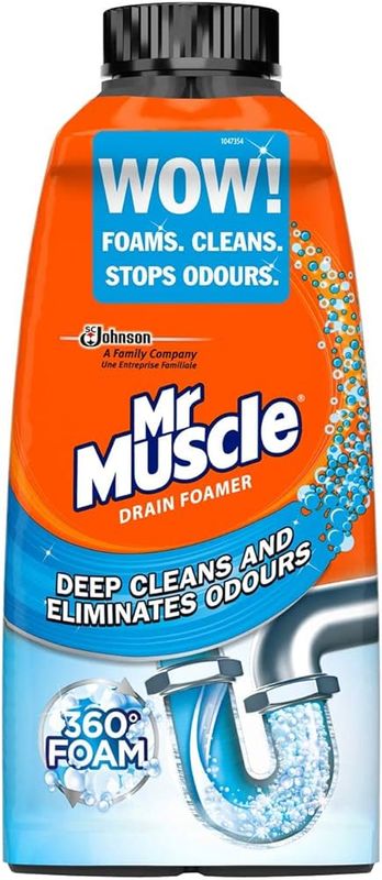 Mr Muscle Drain Foamer Odour Eliminator, 500Ml