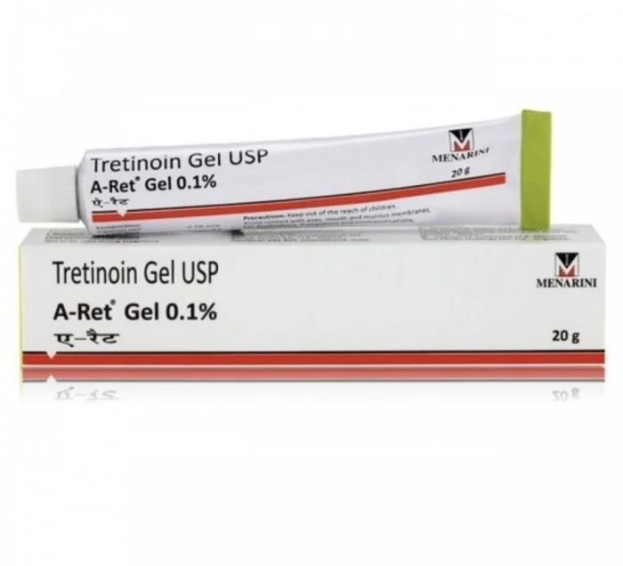 Menarini A-Ret Tretinoin Gel 0.1%, 20G