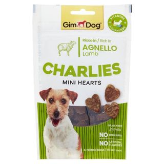 GimDog Lamb Mini Hearts Charlies, 70g