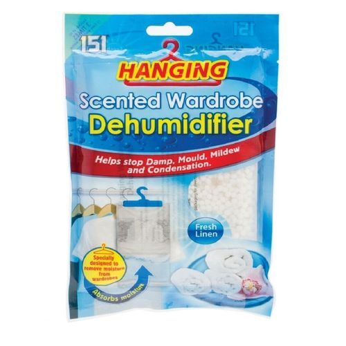 Fresh Linen Scented Wardrobe Dehumidifier, 180G
