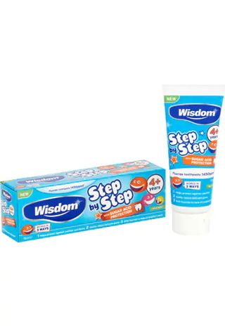 Wisdom Step-by-Step Kids Toothpaste, 4+ Years