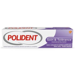 Polident Crème Adhésive Soins Tolerance 40G