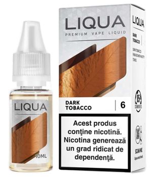 Lichid cu nicotina LIQUA Elements – Dark Tobacco – 10ml – 6mg