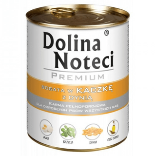 Dolina Noteci Wilgotna Karma dla Psów z Kaczką i Dynią, 800g