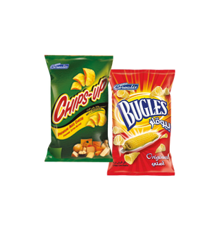 Chips Chili Bugles/Chips Up 75Gr+70Gr - 228