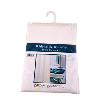 Rideau de douche R 0709 - 1x1.8 Mètres- Polyster- Uni  - 709