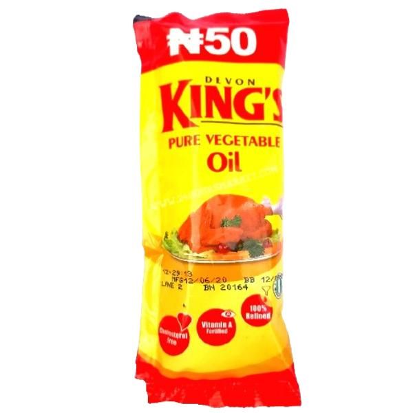 Devon Kings Pure Vegetable Oil Sachet 50Ml