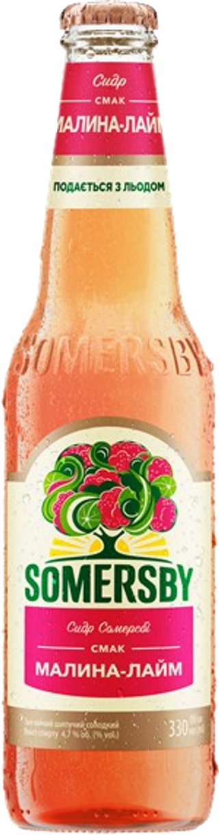 Cider somersby malina 0.33l npb