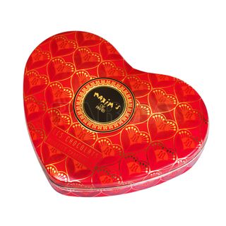 Асорті шоколадних цукерок чорний та молочний шоколад Large мет. коробка ТМ MAXIMS, 180 г