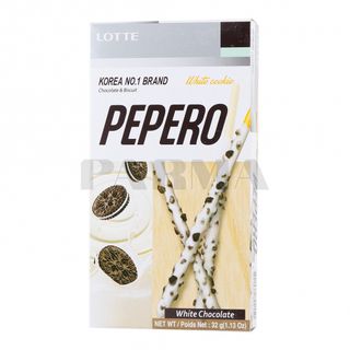 Вафельні печива з білого шоколаду Lotte Pepero, 32г