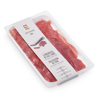 Mitjans Salchichón de Pavo Lonchas Artesanas 80g