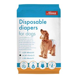 Les Filous Fraldas para Cão Tamanho M embalagem 12 unidade - 49514601316