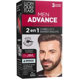 LLONGUERAS Tinte Permanente Cabello Barba Castaño Oscuro Nº3