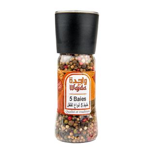 Wajda Epices Cinq Baies Moulins 100g