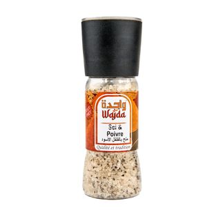 Moulin sel gros et poivre noir 210g - WAJDA