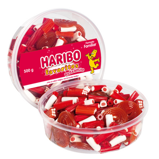 Haribo Gominolas Favoritos Red&White 500 G