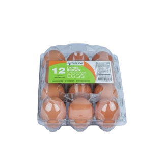 Greenco Large Brown Eggs (Pack of 12)