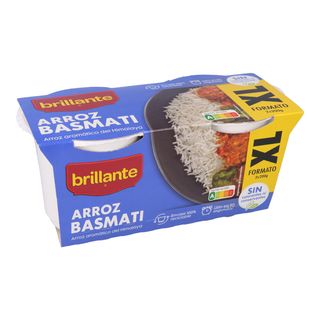Brillante Arroz Cocinado Basmati 2u 200g