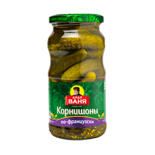 Корнишоны Дядя Ваня по-французски, 460 гр